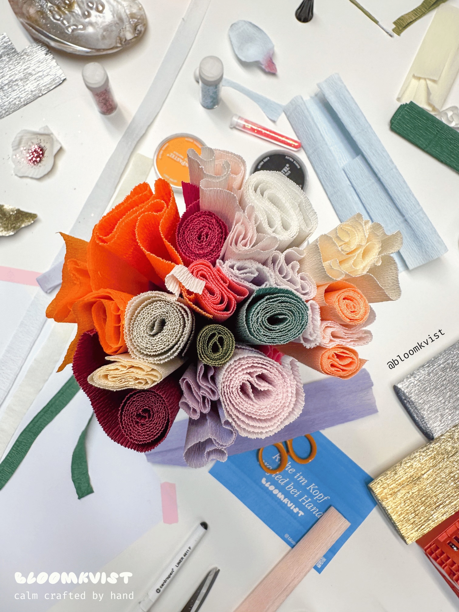 Florale Paper Pieces Session Berlin-Kreuzberg — BLOOMKVIST BLOOM